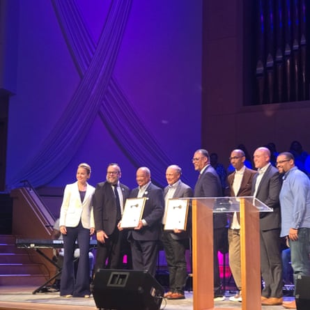 group of people on stage