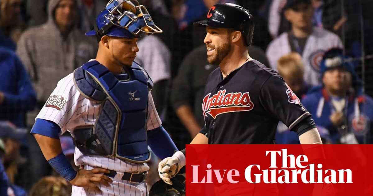 World Series 2016 Game 4 Chicago Cubs v Cleveland Indians as it
