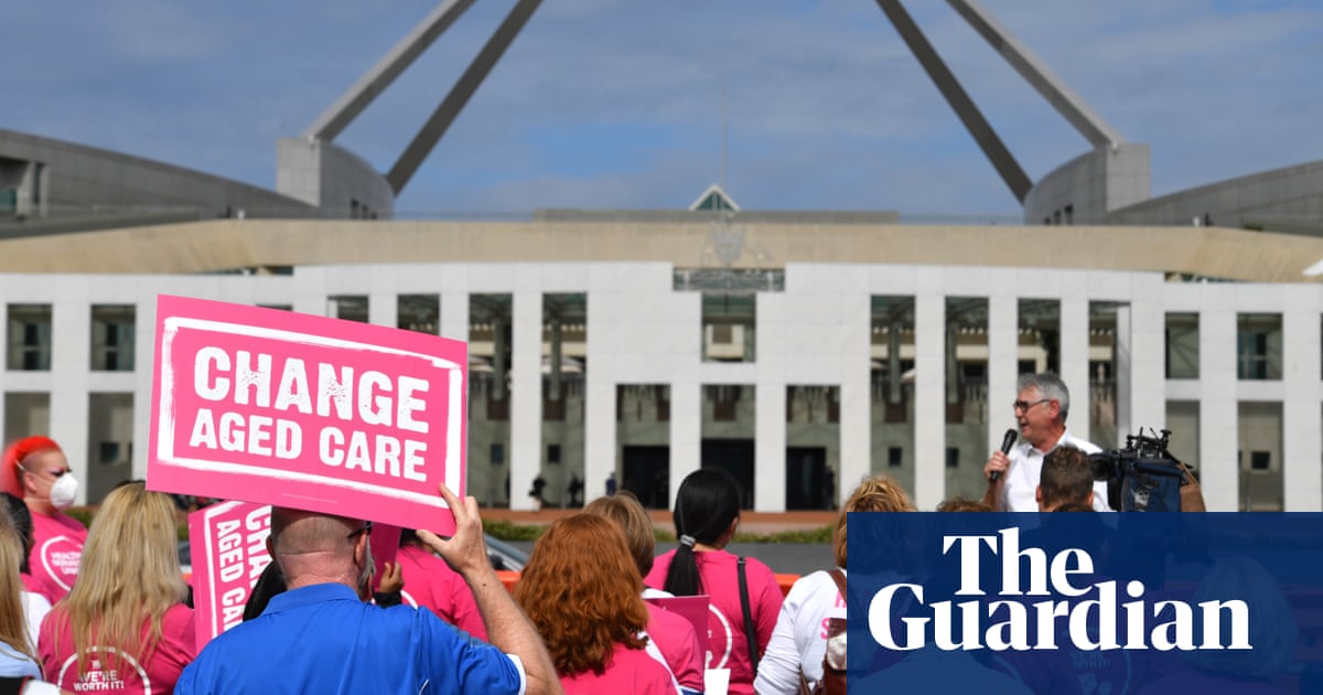 Aged care bodies and unions demand Coalition match Labor’s pledge to fund potential wage rises