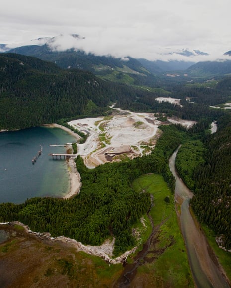 an aerial view of land
