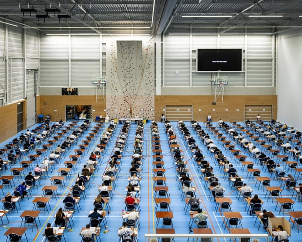 An exam hall