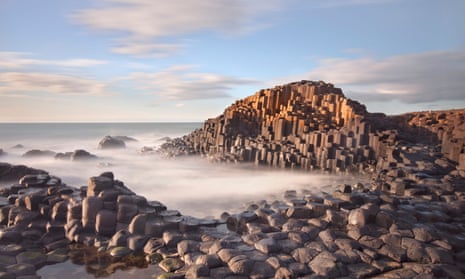 The Giant's Causeway captured in ethereal light. Northern Ireland.