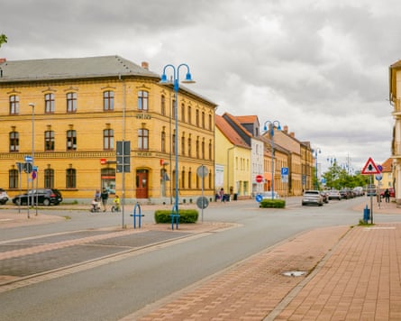 A street in Bitterfeld-Wolfen