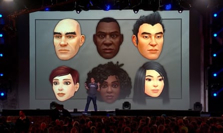Ion Hazzikostas on stage at BlizzCon 2019, introducing the newly released diverse character customisation options.