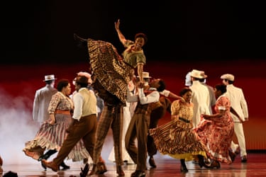 Members of the Ragtime cast dance