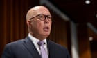 Peter Dutton compares ‘river to the sea’ chants at pro-Palestinian protests to Hitler