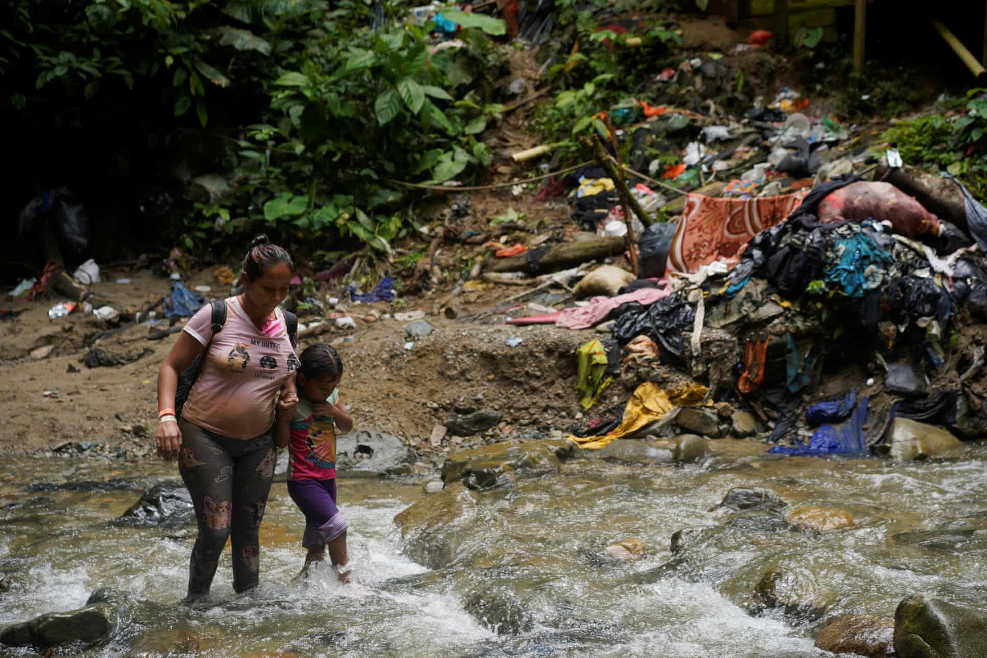 ‘We’re flooded with trash’: human tragedy unleashes environmental disaster