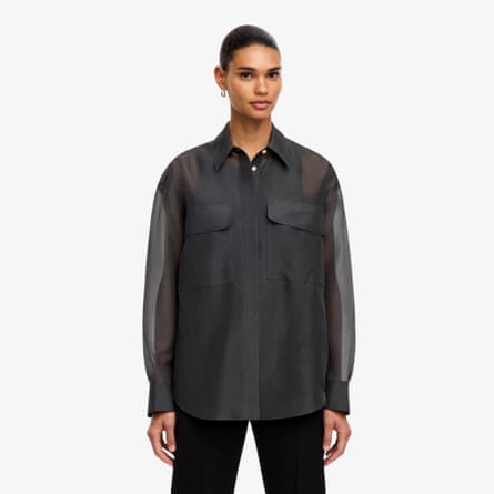 Arket Silk Organza Shirt