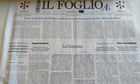 Italian newspaper says it has published world’s first AI-generated edition Italian newspaper says it has published world’s first AI-generated edition