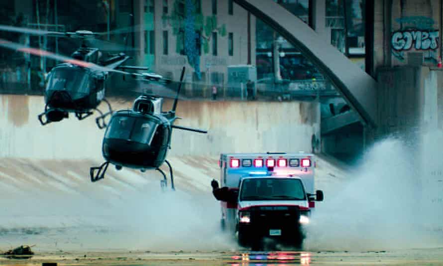 Time honoured chase scene … Ambulance