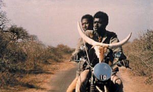 Magaye Niang as young cowherd Mory, and Mareme Niang as his girlfriend Anta in the 1973 film.
