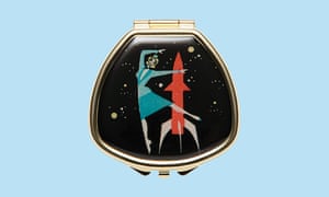Rocket girl refillable lip balm compact