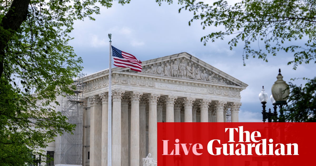 Trump’s immunity case live: supreme court to hear arguments