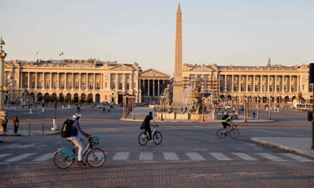 Place de la Concorde à Paris, voir lors d'un verrouillage Covid en 2020.