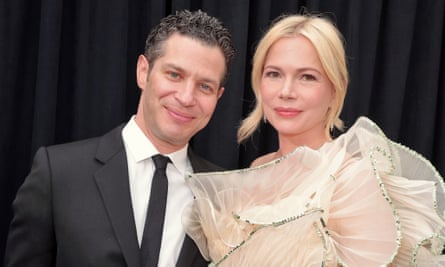 With husband Thomas Kail at the Golden Globes earlier this month.