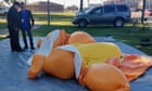 Alabama man says his slashing of Baby Trump balloon was 'good versus evil'