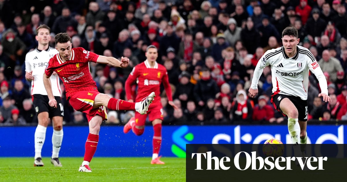 Diogo Jota rescues point for 10-man Liverpool to deny Fulham famous win Diogo Jota rescues point for 10-man Liverpool to deny Fulham famous win