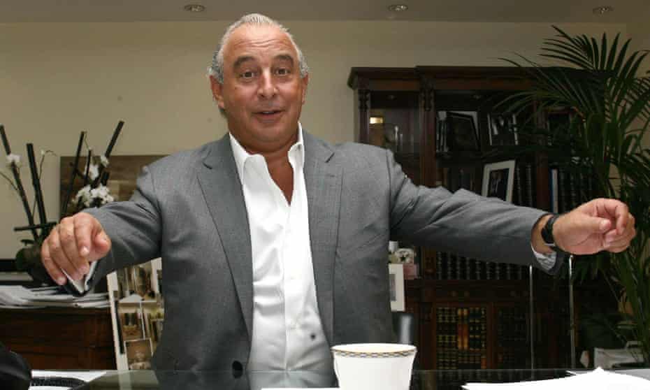 Sir Philip Green, pictured in 2006 after receiving his knighthood.