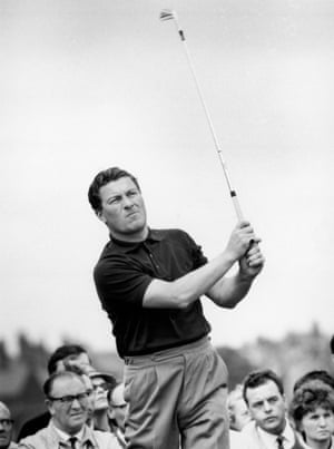 Peter Thomson, seen here playing in July 1963, has died aged 88. 