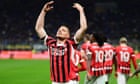 European football: Milan blow away Inter to reach Coppa Italia final