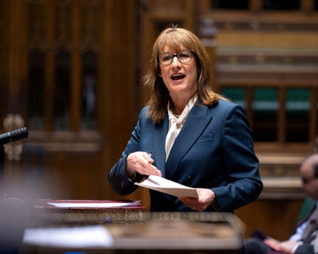 Rachel Reeves gives a ministerial statement on the Middle East to the House of Commons last month