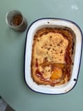 Edna Lewis served her peach cobbler pinch ‘an unusual’ (but very tasty) nutmeg syrup.