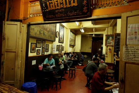 A traditional coffee shop in Chinatown, Bangkok, a city that is in the throes of a wave of gentrification.