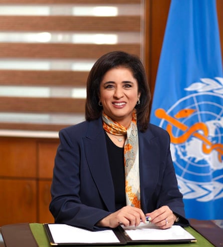 Dr Hanan Balkhy of the WHO sitting at a desk