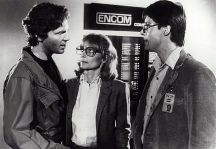 Bridges, Cindy Morgan and Bruce Boxleitner in Tron.