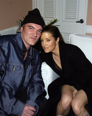 Quentin Tarantino and Lisa Marie Presley