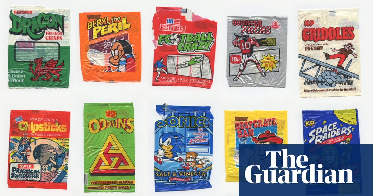 A 10p masterpiece! The golden age of crisp packet design, from Chipsticks to Frazzles to Hedgehogs