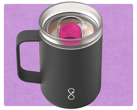 Stainless steel travel mug by Ocean Bottle