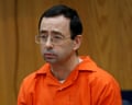 Larry Nassar in court in Michigan in January 2018.