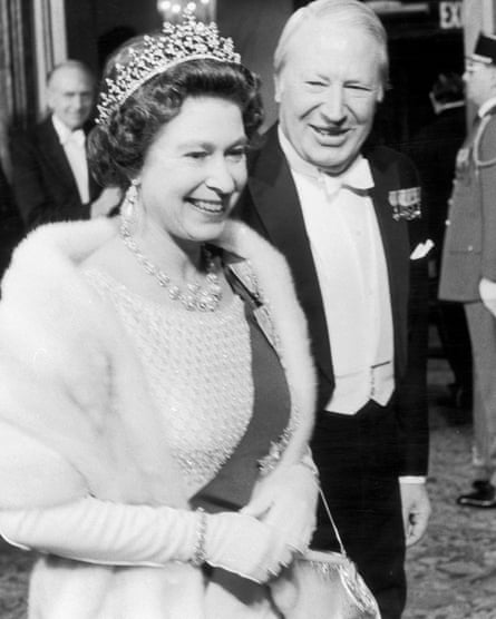 Queen Elizabeth II and Edward Heath