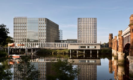 City of Glasgow College Riverside Campus, by Michael Laird Architects with Reiach and Hall Architects.