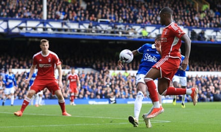 The Ashley Young handball shout.