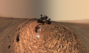 Portrait of Nasaâs Curiosity Mars rover.