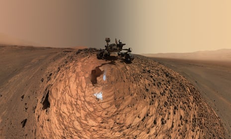 Portrait of Nasa’s Curiosity Mars rover.