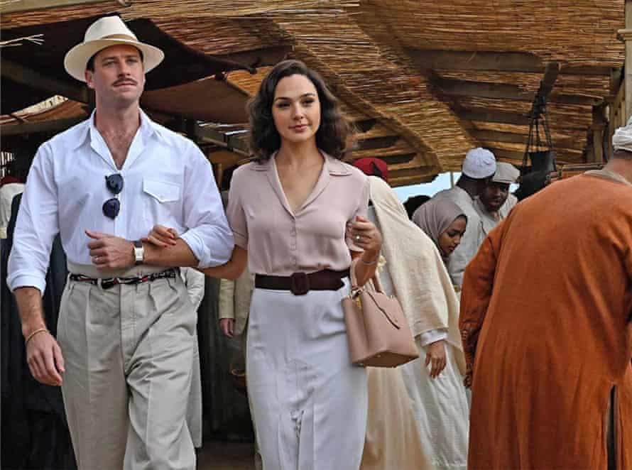 Armie Hammer and Gal Gadot.