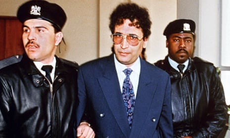 Abdelbaset al-Megrahi (centre) was convicted at a special trial held without a jury.