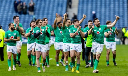 L'Irlande célèbre sa victoire sur l'Ecosse