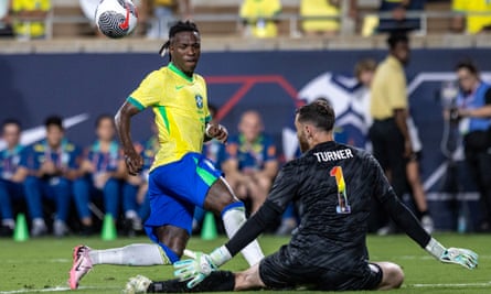 Matt Turner was back to his best against Brazil.