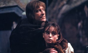 David Warner as Father and Sarah Patterson as Rosaleen in The Company of Wolves, 1984