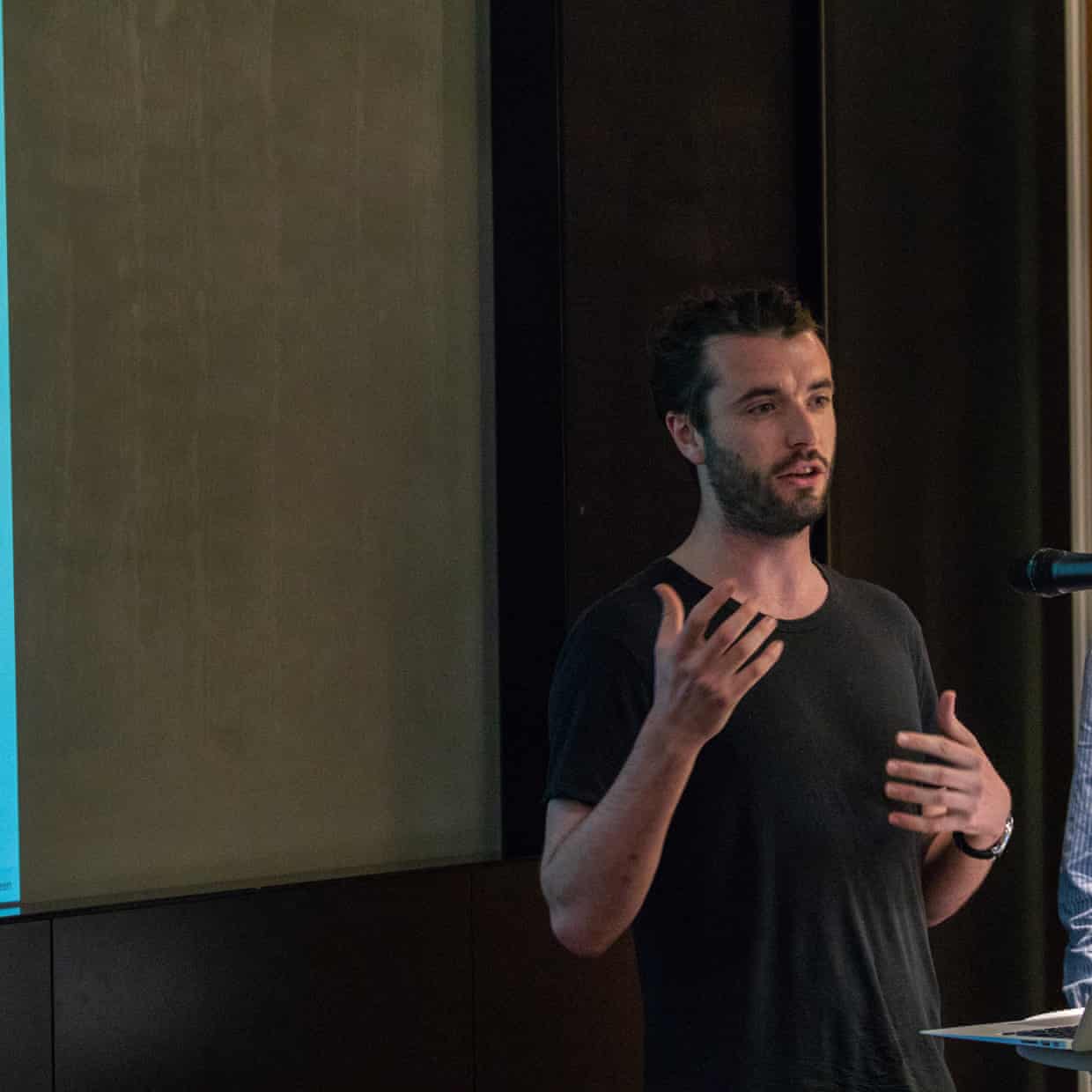 Jonathan Rankin at Guardian Hack Day 2018
