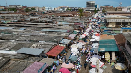 Kantamanto market in Accra, Ghana