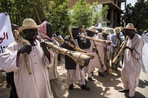 Protesters against the Grand Ethiopian Renaissance dam in Khartoum, Sudan