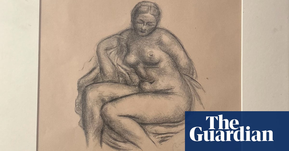 Dibujo comprado por mujer de Pennsylvania por podría ser de Renoir | Pennsylvania Dibujo comprado por mujer de Pennsylvania por podría ser de Renoir | Pennsylvania