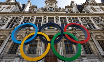 Paris 2024 Olympic Games countdown clock in France