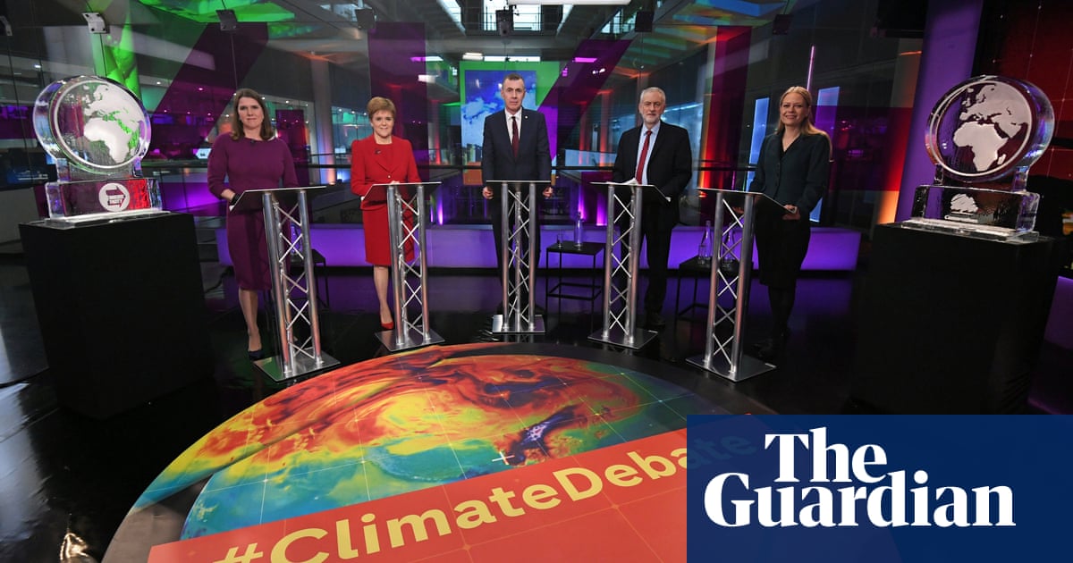 Tories Left On Ice In Tv Debate As Leaders Vie For Climate Credentials Politics The Guardian