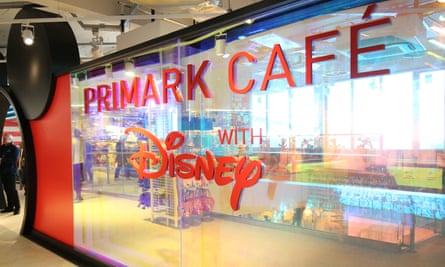The Primark Disney Cafe at the Birmingham shop.